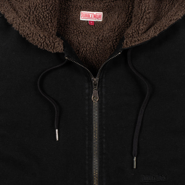 Cavva Fleece Jacket - Washed Black
