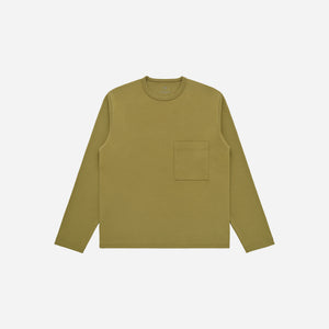 Knickerbocker - Knickerbocker Draft Double Knit Jersey LS T-Shirt - Martini Olive -  - Main Front View