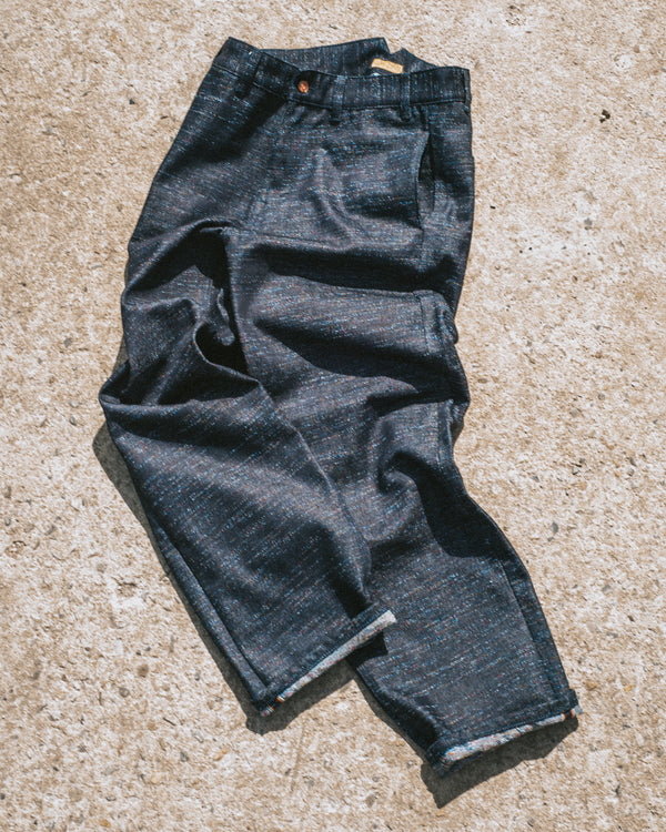 RAINBOW SELVEDGE STRAIGHT LEG DENIM JEAN - RAW INDIGO