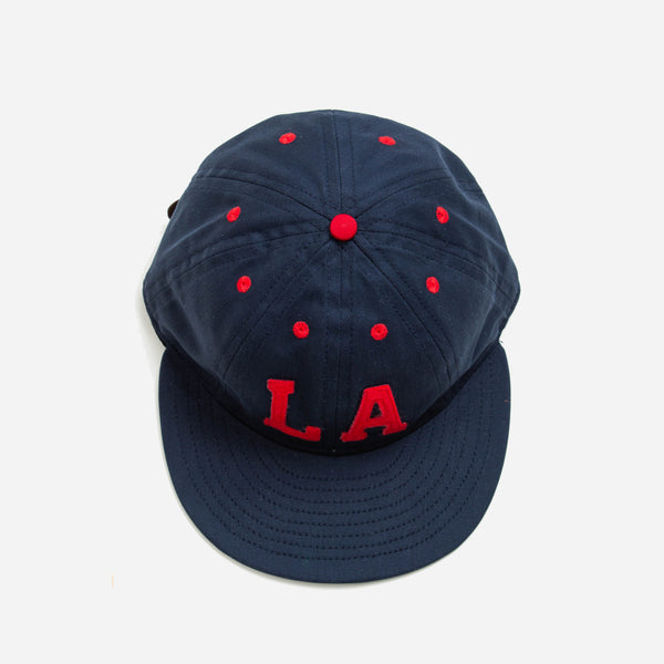 LA (PCL) 1941 6 PANEL VINTAGE CAP - NAVY/RED
