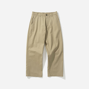 Uniform Bridge - BASIC RELAXED CHINO PANT - BEIGE -  - Main Front View