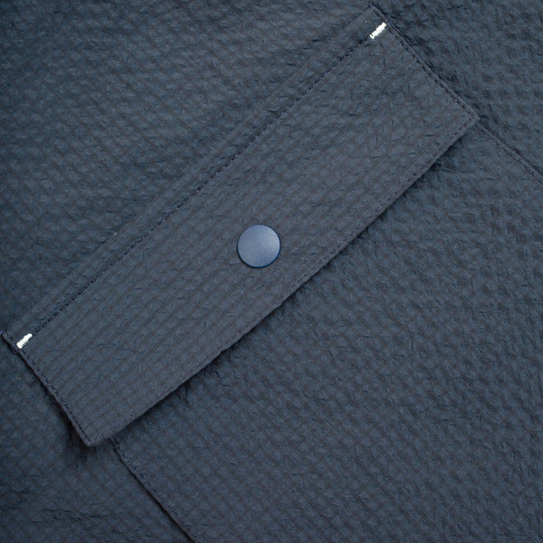 COMFORTABLE BANDING SHORTS - NAVY