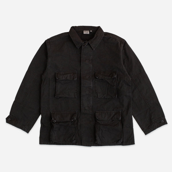 B.D.U RIPSTOP JACKET - BLACK
