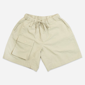 Frizmworks - COMFORTABLE BANDING SHORT - BEIGE -  - Main Front View