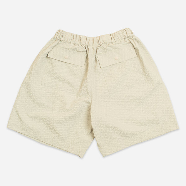COMFORTABLE BANDING SHORT - BEIGE