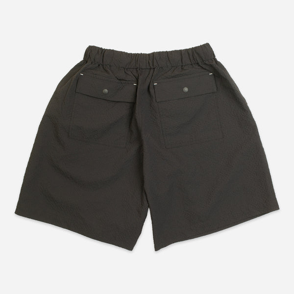 COMFORTABLE BANDING SHORTS - BLACK