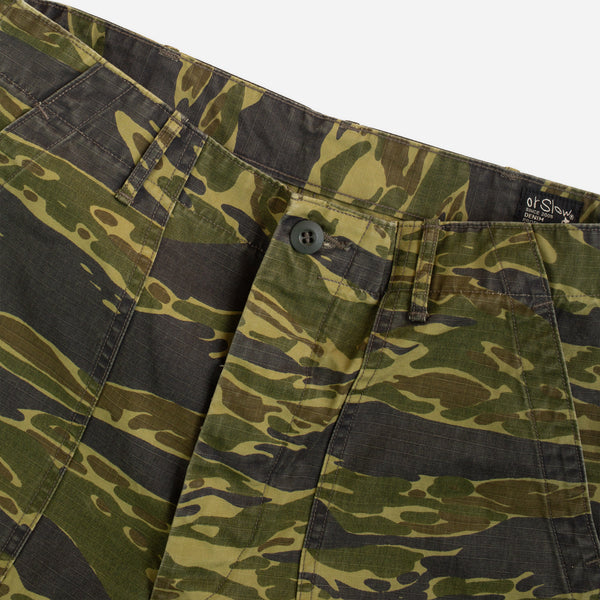 U.S ARMY FATIGUE PANTS - TIGER CAMO