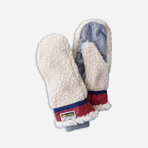 Elmer - TEDDY MITTENS - BEIGE / WINE -  - Main Front View