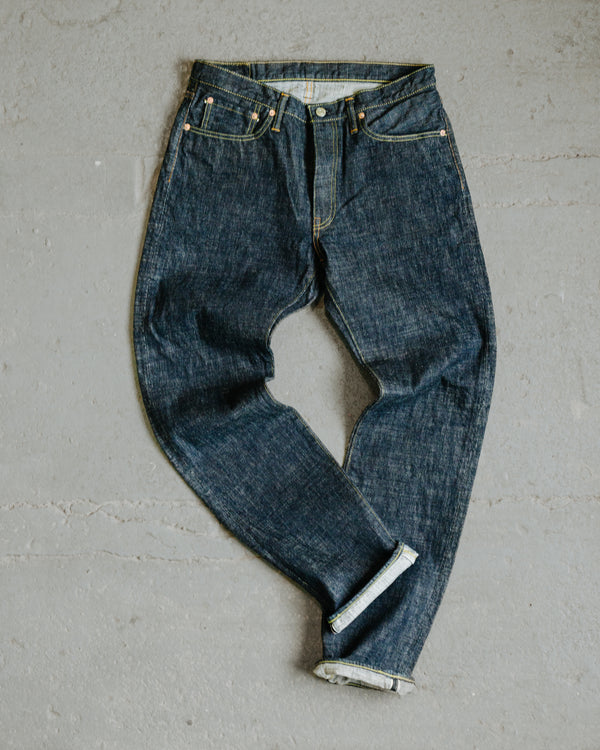 G3 SELVEDGE STRAIGHT TAPERED DENIM JEAN - ONE WASH