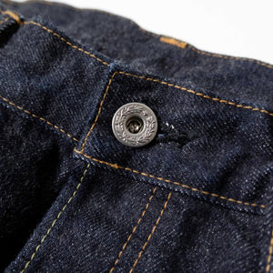 FOB Factory - GARAGE WORK STRAIGHT SELVEDGE DENIM JEANS - ONE WASH -  - Alternative View 1