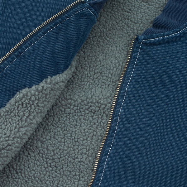 CAVVA FLEECE LINED VEST - NAVY