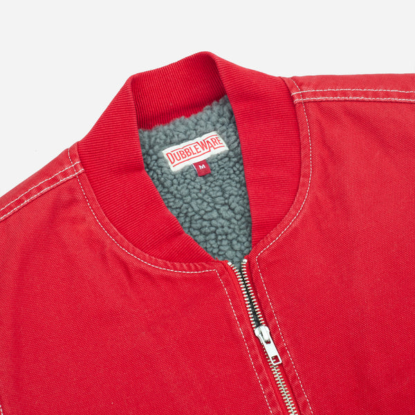 CAVVA FLEECE LINED VEST - RUST