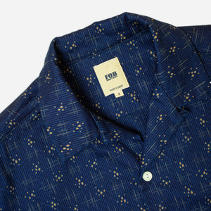 FOB Factory - I.D HOLIDAY SHIRT - INDIGO DYED -  - Alternative View 1