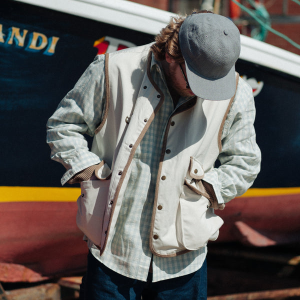 HERITAGE HUNTING VEST - CREAM
