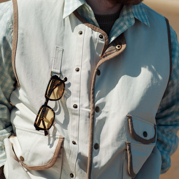 HERITAGE HUNTING VEST - CREAM