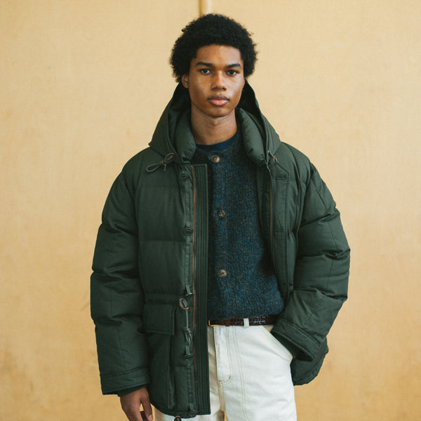 KARAKORAM DOWN PARKA JACKET - DARK GREEN