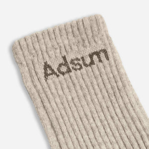 Adsum - MERINO SOCK - BEIGE -  - Alternative View 1