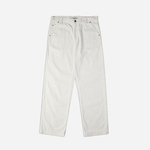 FOB Factory - DUCK CANVAS WORK PANTS - ECRU -  - Main Front View