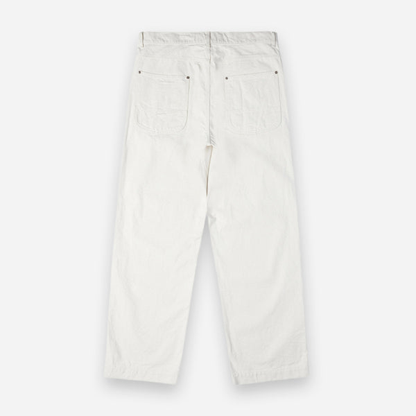 DUCK CANVAS WORK PANTS - ECRU
