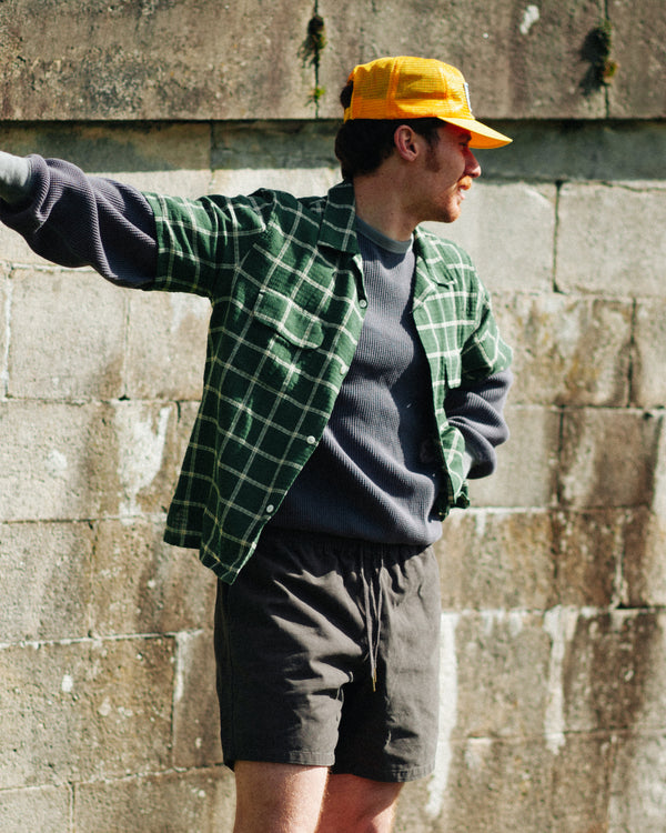 PENNY CHECK SS SHIRT - GREEN