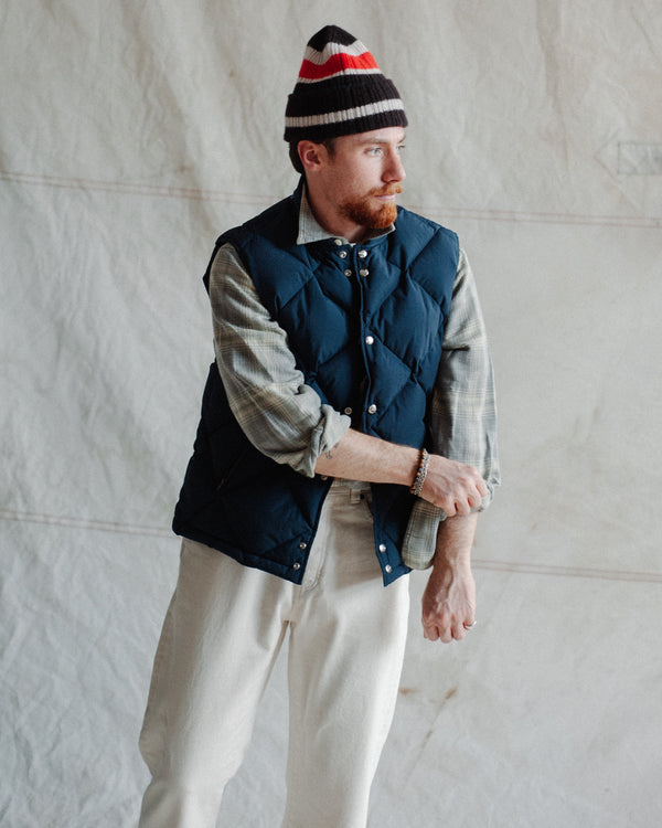 DUBBLE DOWN VEST - NAVY