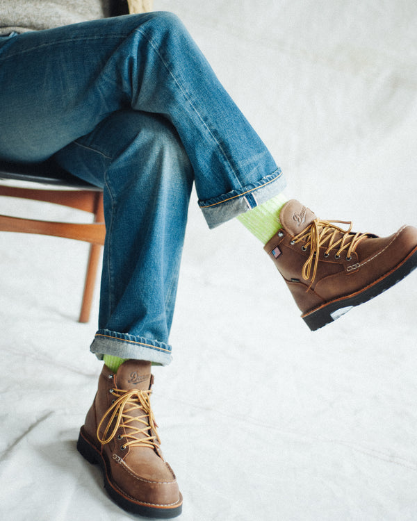 BULL RUN MOC TOE GORE-TEX BOOT - TOBACCO/BLACK