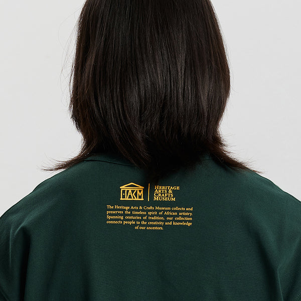 HACM SOUVENIR HALF T-SHIRT - GREEN