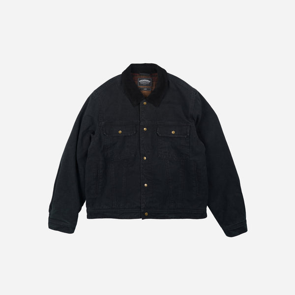 Frizmworks Heavy Canvas Storm Trucker Jacket - Black