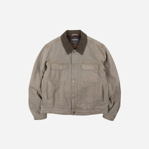 Frizmworks - Frizmworks Heavy Canvas Storm Trucker Jacket - Mud -  - Main Front View