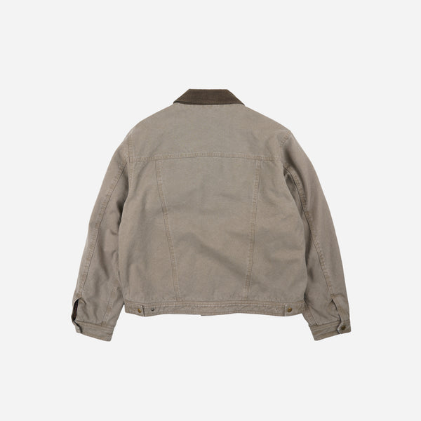 Frizmworks Heavy Canvas Storm Trucker Jacket - Mud