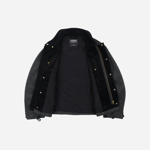 Frizmworks - Frizmworks Herringbone Wool Hunting Jacket - Grey Black -  - Alternative View 1