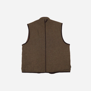 Frizmworks - Frizmworks Herringbone Wool Hunting Vest - Brown Green -  - Alternative View 1
