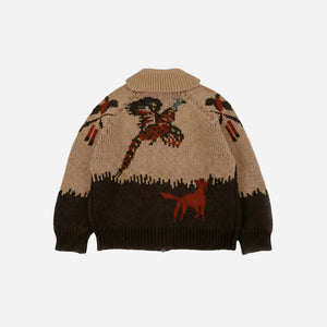 Frizmworks - Frizmworks Hunter Heavy Cowichan Jacket - Choco Brown -  - Alternative View 1