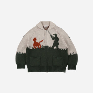 Frizmworks - Frizmworks Hunter Heavy Cowichan Jacket - Forest -  - Main Front View