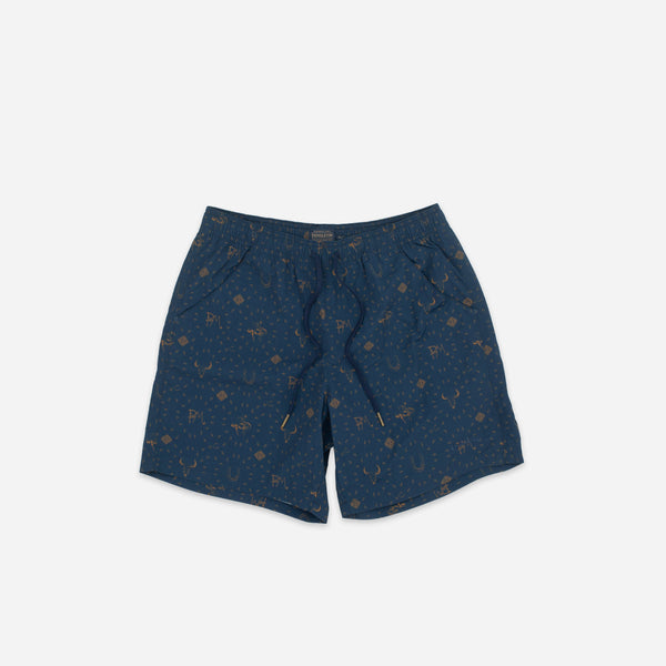 VACATION SWIM SHORT - WESTERN BANDANA