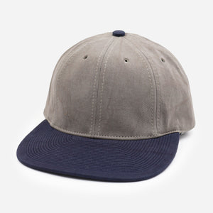 Poten - COTTON WASHER CAP - GREY/NAVY -  - Main Front View