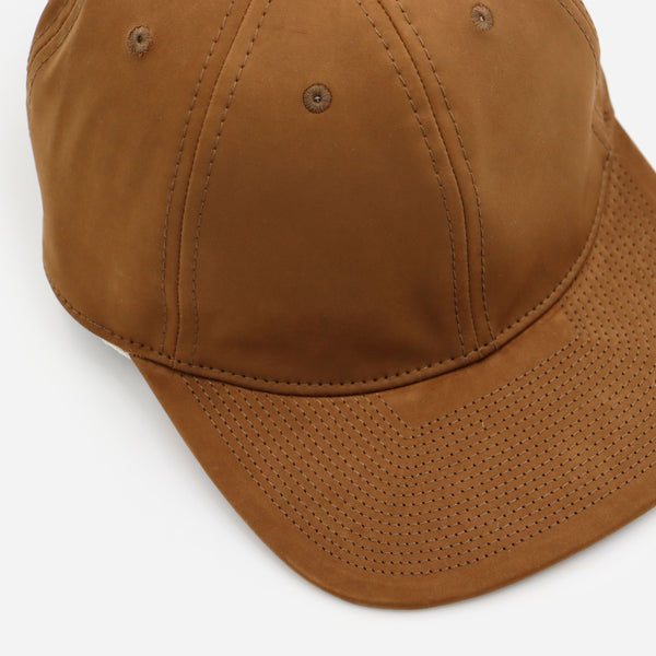 SUEDE CAP - CAMEL