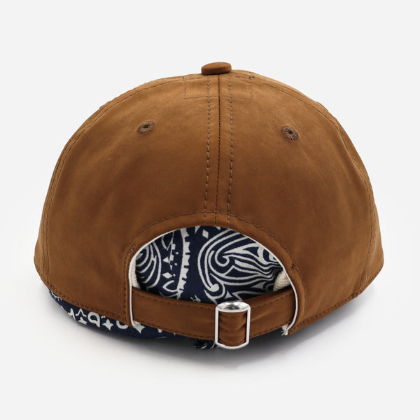 SUEDE CAP - CAMEL