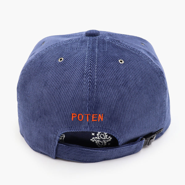 DYED CORDUROY CAP - BLUE