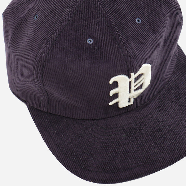 DYED CORDUROY CAP - NAVY