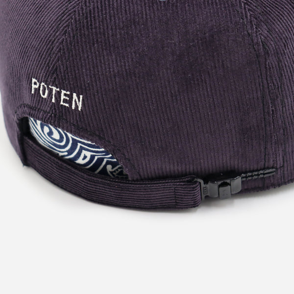 DYED CORDUROY CAP - NAVY