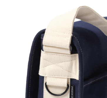 RUNNER'S BAG CANVAS NAVY / ECRU