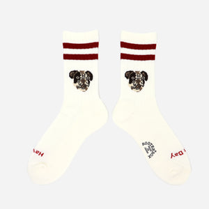 Rostersox - DOG SOCKS - WHITE -  - Main Front View