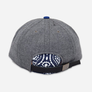 Poten - VINTAGE HOPSACK CAP - GREY/BLUE -  - Alternative View 1