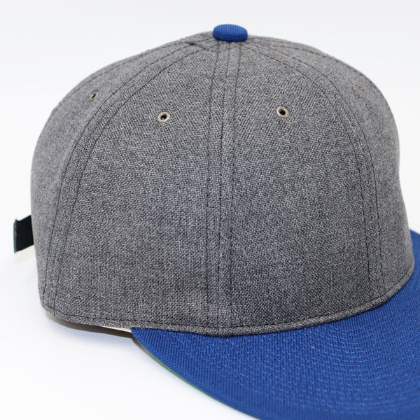 VINTAGE HOPSACK CAP - GREY/BLUE