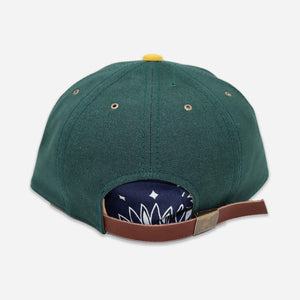 Poten - VINTAGE HOPSACK CAP - GREEN/YELLOW -  - Alternative View 1