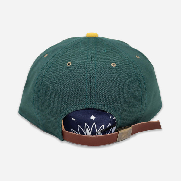 VINTAGE HOPSACK CAP - GREEN/YELLOW