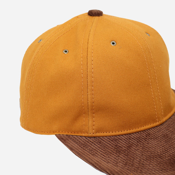 WORK CANVAS/CORD CAP - CAMEL