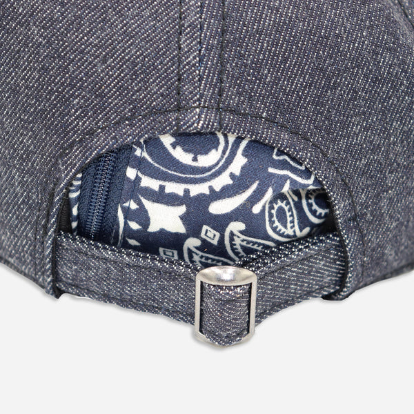 501 DENIM AND LEATHER CAP - NAVY