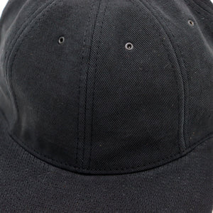 Poten - VINTAGE LINEN TWILL CAP - BLACK -  - Alternative View 1